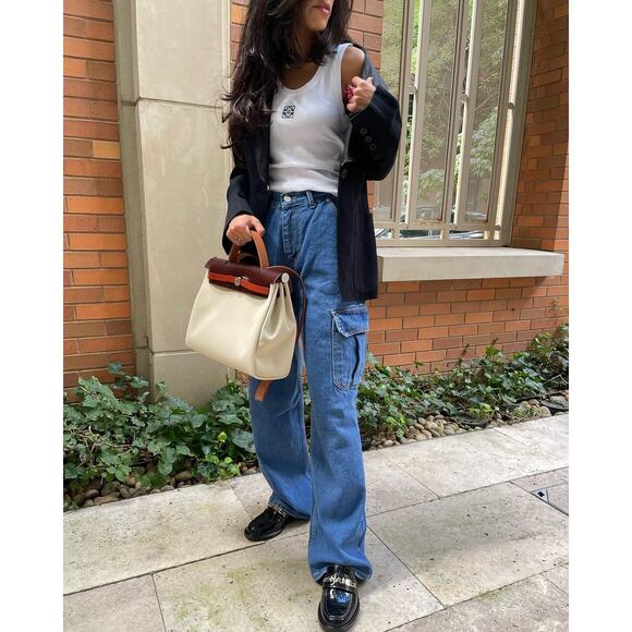 The Frankie Shop Kai Cargo Jeans - Picture 8 of 8